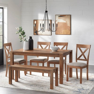  Set Of 2 Verdon Dining Chairs Driftwood - Buylateral