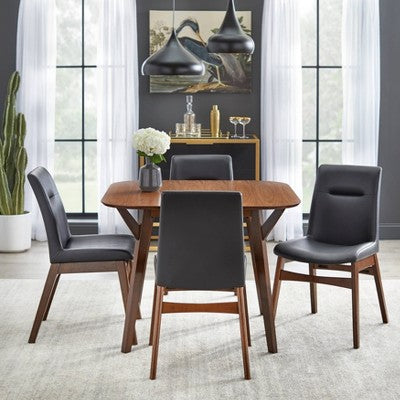  Set Of 2 Vance Dining Chair Black - Buylateral